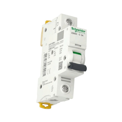 Schneider 3A 1 Pole 15KAIC 220V Miniature Circuit Breaker A9F84103 iC60H C 3A