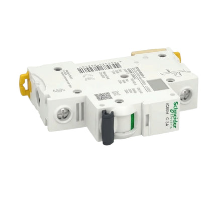 Schneider 3A 1 Pole 15KAIC 220V Miniature Circuit Breaker A9F84103 iC60H C 3A