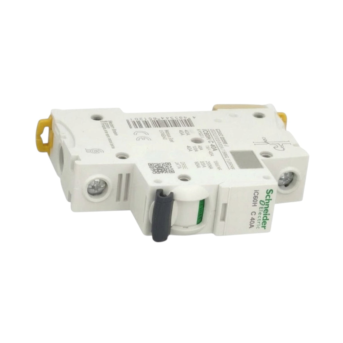 A CHNT brand modular electrical circuit breaker, model RDXM-63HF3300, featuring a blue and black plastic housing with a blue switch handle and technical specifications printed on the front.