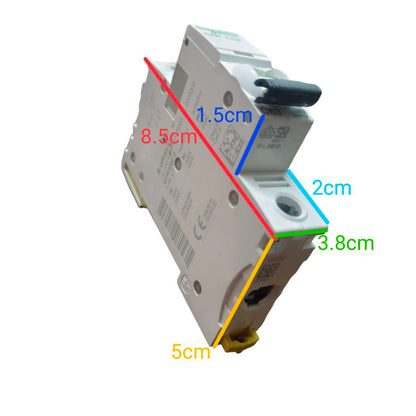 Schneider Miniature Circuit Breaker 40A 1 Pole with compact design for electrical safety and protection