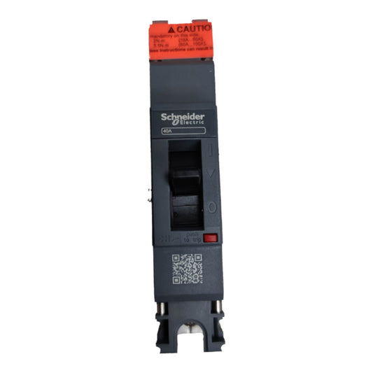 Schneider 40A 1 Pole Industrial Circuit Breaker 25KAIC 220V EZC100H1040