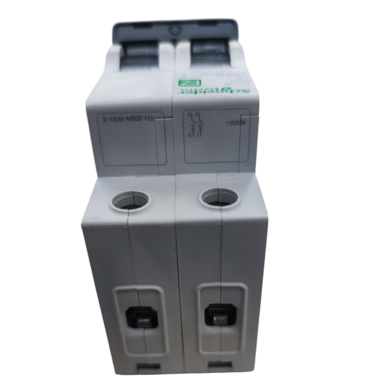 Schneider 40A 2 Pole 6KAIC Miniature Circuit Breaker electrical circuitry part in white