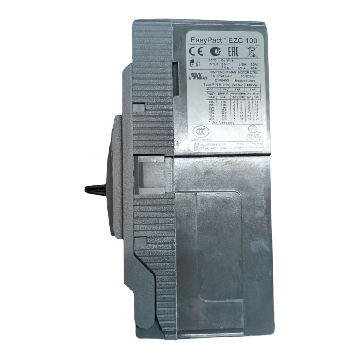 Schneider 40A 3P 10KAIC 220V MCCB Industrial Circuit Breaker EZC100H3040 I Electx Electrical Supply