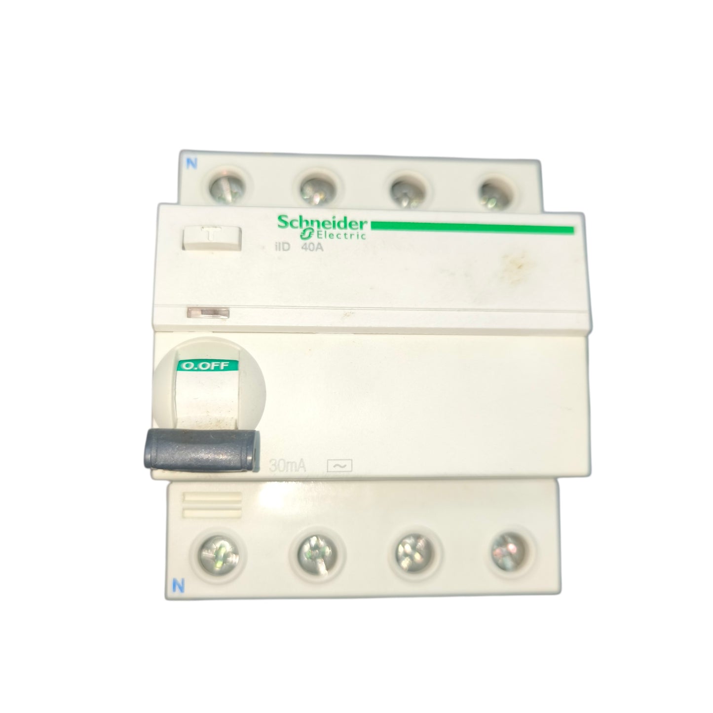 Schneider 40A 3P+N 4Pole RCCB 30mA Residual Current Circuit Breaker 220V A9R71440 Electx Electrical Supply