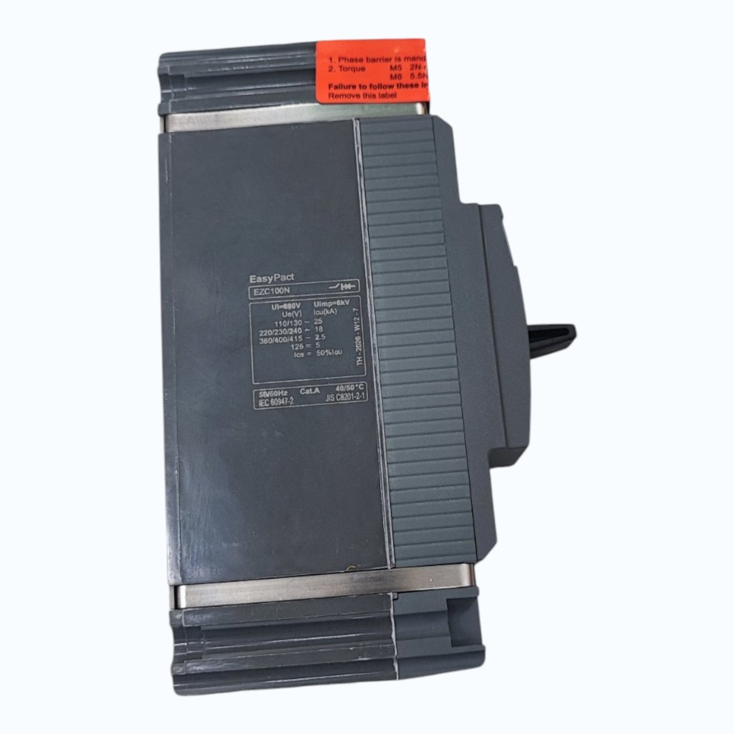 Schneider 50A 1 Pole Industrial Circuit Breaker 18KAIC 240V EZC100N1050