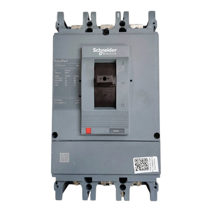 Schneider 600A 3 Pole Industrial Circuit Breaker 630AF 70KAIC 220V 50KAIC 415V Easy Pact EZC630H3600 I Electx Electrical Supply