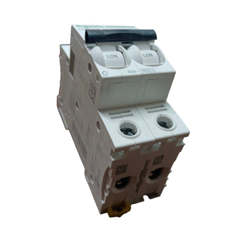 Schneider 63A Miniature Circuit Breaker 2 Pole for electrical safety and circuit protection