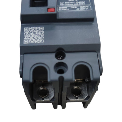Schneider 75A 2 Pole Breaker Industrial Easy Pact Single Phase Industrial Circuit Breaker 25KAIC 250V MCCB EZC100H2075 I Electx Electrical Supply