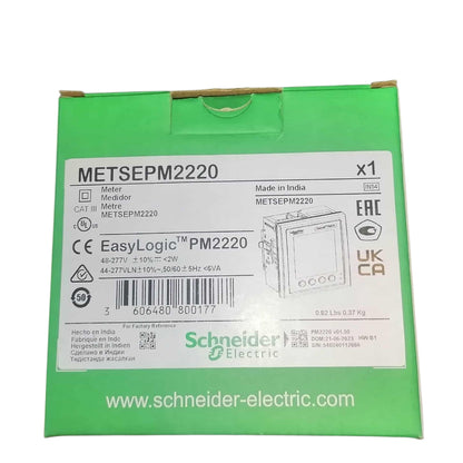 Schneider Digital Power Meter METSEPM2220 3 Phase 35 to 480V AC And 20 to 277V AC Between Phases and Neutral Easy Logic PM2220