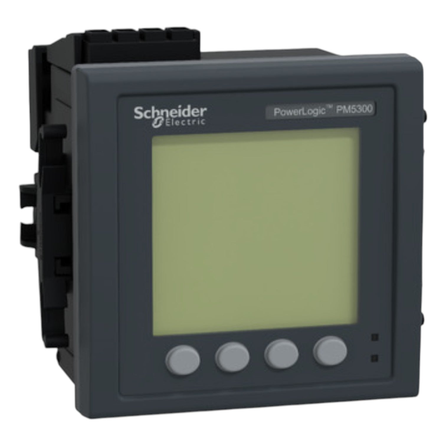 Schneider Electric PowerLogic PM5300 control panel on a white background