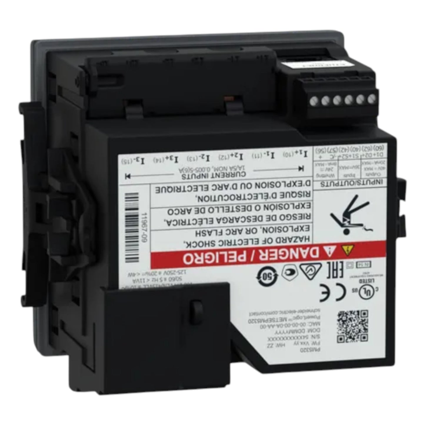 Schneider Digital Power Meter PM5320 Meter with Ethernet up to 31st H35 Alarms 90 - 450 V AC 45 - 65 Hz 100 - 300 V DC Electx Electrical Supply