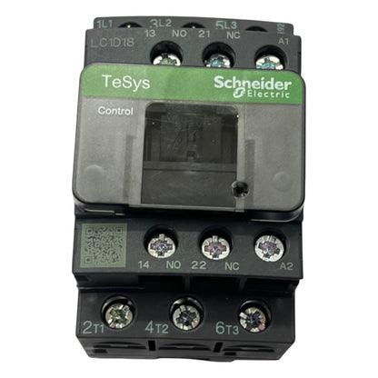 Schneider Electric TeSys control relay on a white background