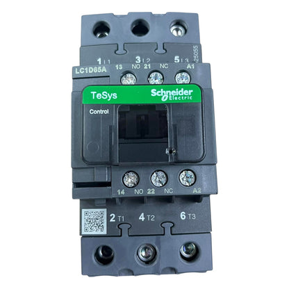 Schneider Electric TeSys contactor on a white background