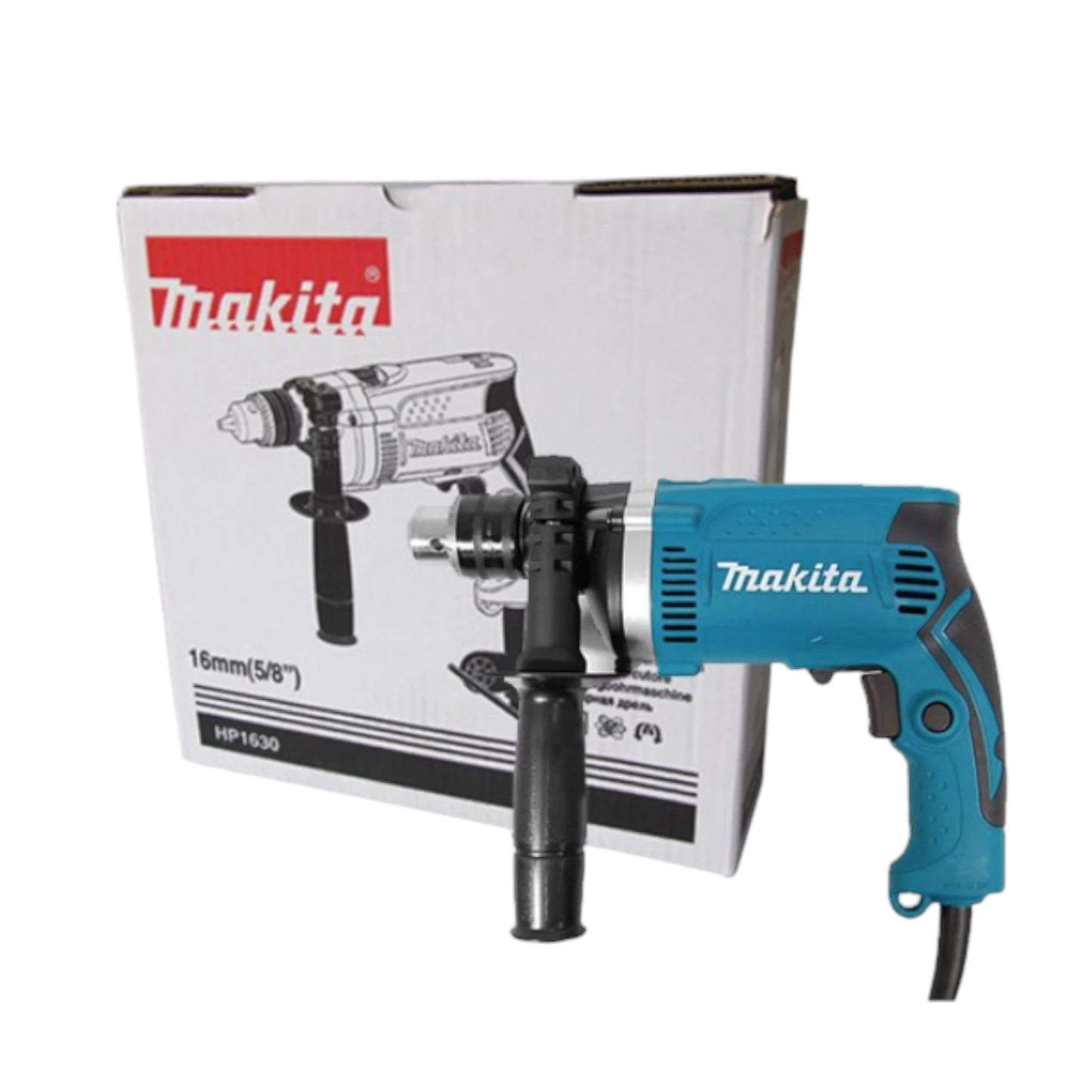 Makita Hammer Drill 5/8" 16mm 3200 RPM 48000IPM 710W 220V HP1630K