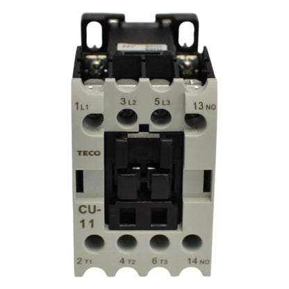Teco Magnetic Contactor CU-11 3A1a 3 Phase 24V Coil 24V AC/DC