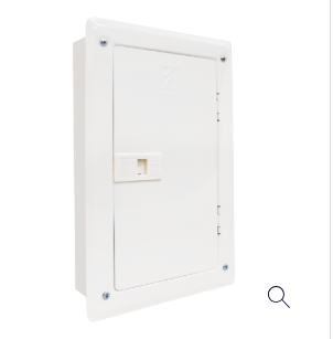 Nema1 Panel Box for Schneider Breaker EZC100F 3Pole MCCB 28Branches IC60N 1Pole MCB with Neutral and Grounding