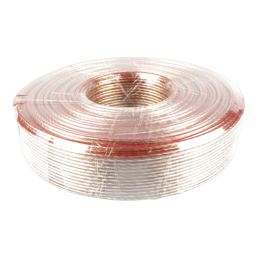 Transparent Speaker Wire AWG 14 or 2.0mm 100 Meters Per Roll