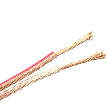 Transparent Speaker Wire AWG 18 or 0.75mm 100 Meters or 1 Roll
