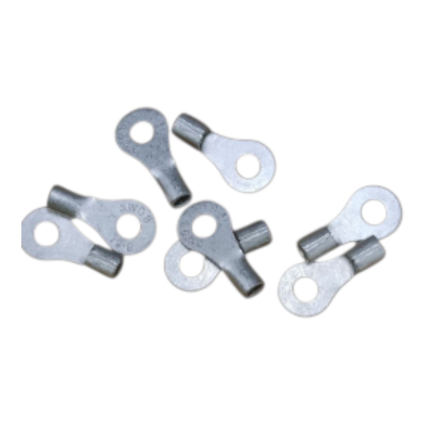 Local Terminal Lugs Ring Type Without Insulation 8mm (4Pcs + 4Pcs Free) , Ring Terminal Lugs,  Round Terminal Lugs