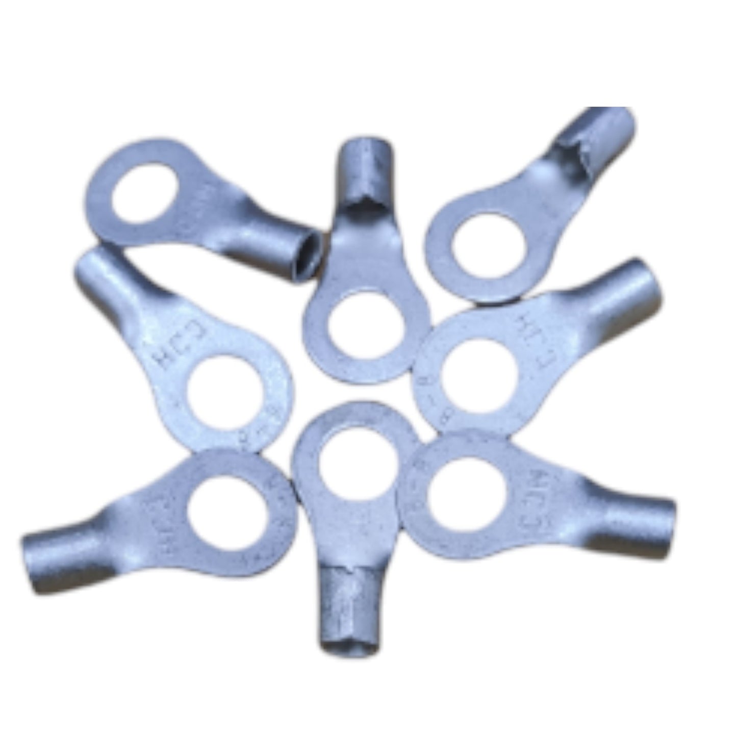 Local Terminal Lugs Ring Type Without Insulation 8mm (4Pcs + 4Pcs Free) , Ring Terminal Lugs,  Round Terminal Lugs