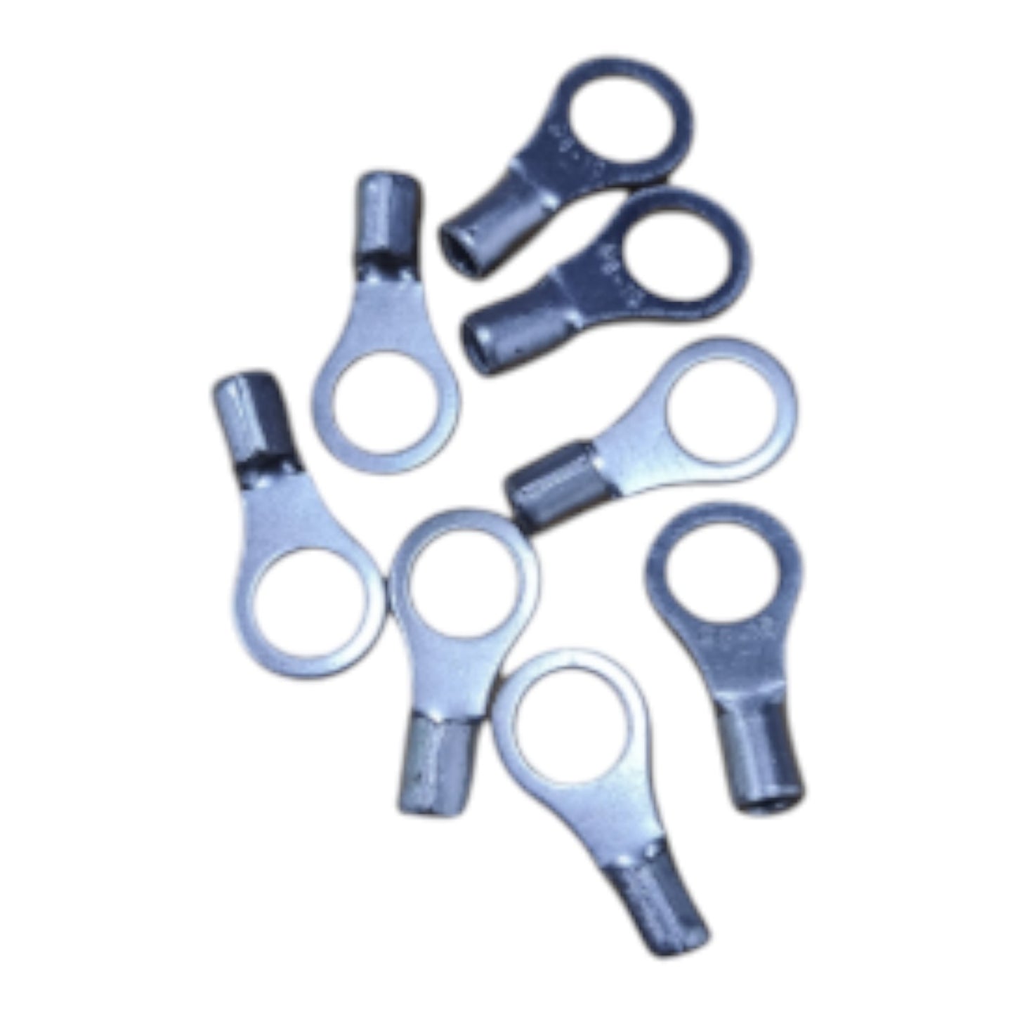 Local Terminal Lugs Ring Type Without Insulation 8mm (4Pcs + 4Pcs Free) , Ring Terminal Lugs,  Round Terminal Lugs
