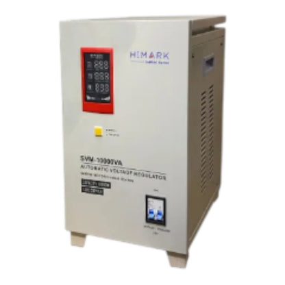 Himark 30000W Automatic Voltage Regulator 1 Input and 1 Output Terminal Binding MCB Protection SVM-30KVA