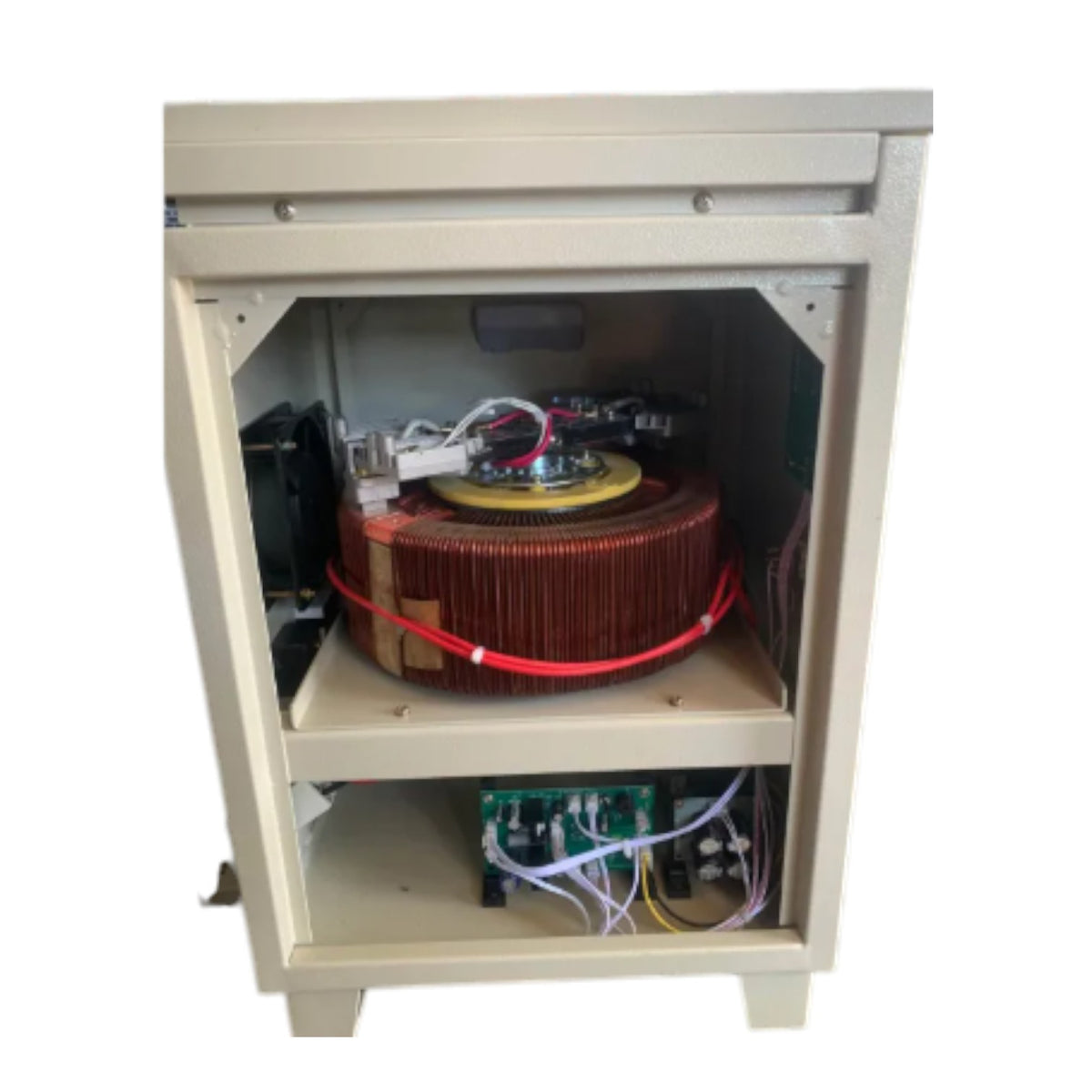 Himark 30000W Automatic Voltage Regulator 1 Input and 1 Output Terminal Binding MCB Protection SVM-30KVA