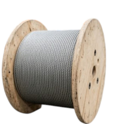 Galvanized Iron (GI) Steel Wire Rope Cable 1/4