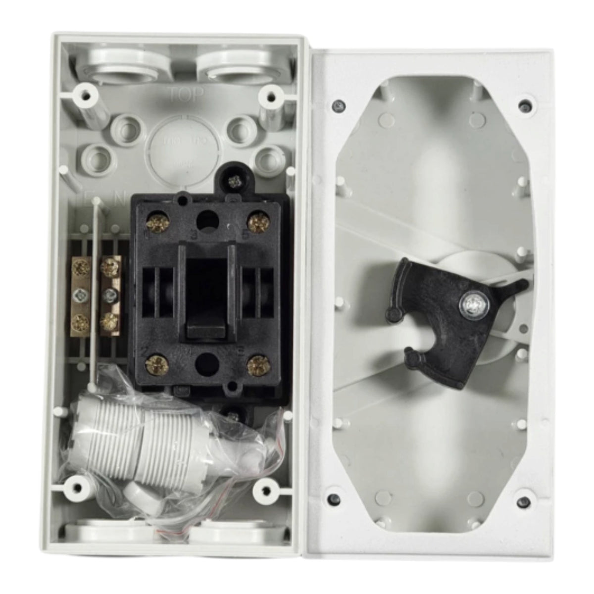 Surer 20A 2Pole Weather Proof Isolator Switch 440V IP65 No.2980