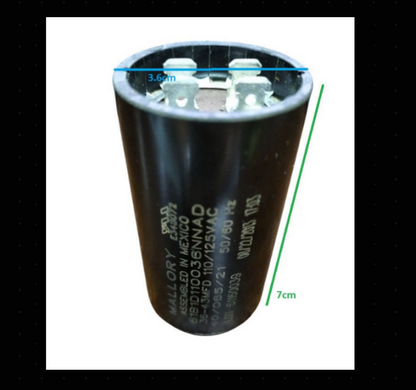 Mallory Motor Starting Capacitor 36-43MFD 110/125 VAC