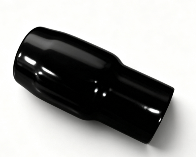 Vinyl Wire End Cap, Cable Marker (Max. Service Temp: of 80 Degree Celcius), 60mm (Black)