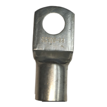 Short Barrel Terminal Lugs Crimp Compression Type SC120-14 for 80mm²-100mm² AWG 3/0-AWG 4/0 wire size 14mm Stud Size