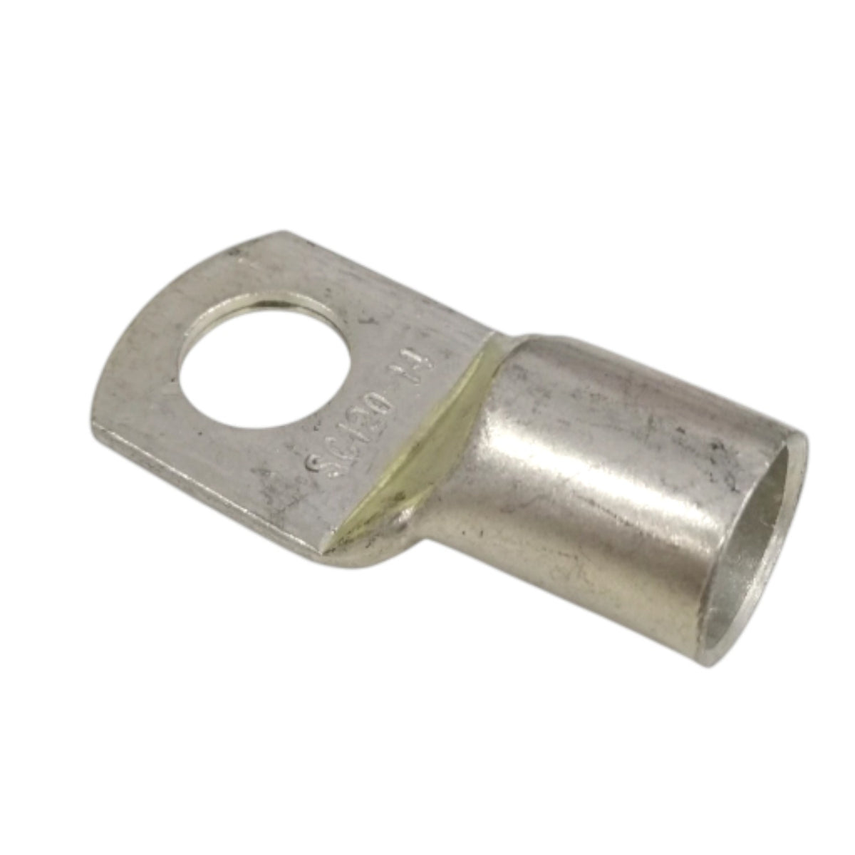 Short Barrel Terminal Lugs Crimp Compression Type SC120-14 for 80mm²-100mm² AWG 3/0-AWG 4/0 wire size 14mm Stud Size