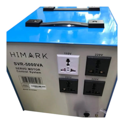 Himark 5000W AVR  Automatic Voltage Regulator Output  3 X 220V and 1 X 110Volts Value Series SVR-5000 VA SL