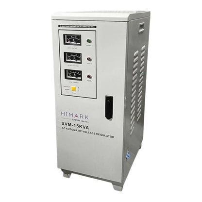 Himark 15000W Automatic Voltage Regulator 1 Input and 1 Output Terminal Binding MCB Protection SVM-15KVA
