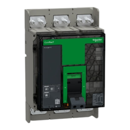 Schneider Circuit breaker 1000A 3Pole, ComPacT NS1000N, 50kA at 415VAC, 3P 85kA at 220V  fixed, manually operated, MicroLogic 2.0 control unit, 1000A