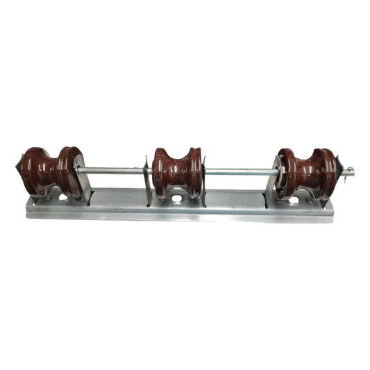 Secondary Rack 3 Wire with Spool Insulator Ceramic Porcelain