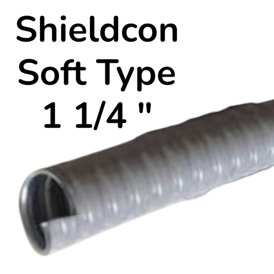 Shieldcon 1 1/4 Inches or 35mm Liquid Tight Metal Flexible Conduit Soft Type 50 Meters per Roll SMLTS114(50METERS) I Electx Electrical Supply
