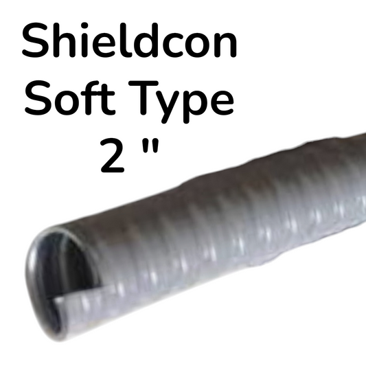 Shieldcon 2 Inches or 51mm Liquid Tight Metal Flexible Conduit Soft Type 50 Meters per Roll SMLTS2(50METERS) I Electx Electrical Supply