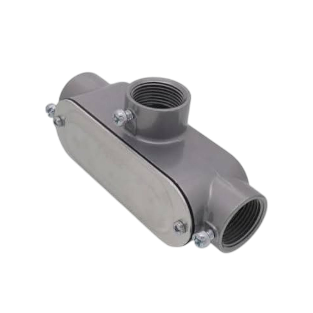 Shieldcon 3 Inches Threaded Conduit Body Tee Powder Coated Aluminum SMCBT3