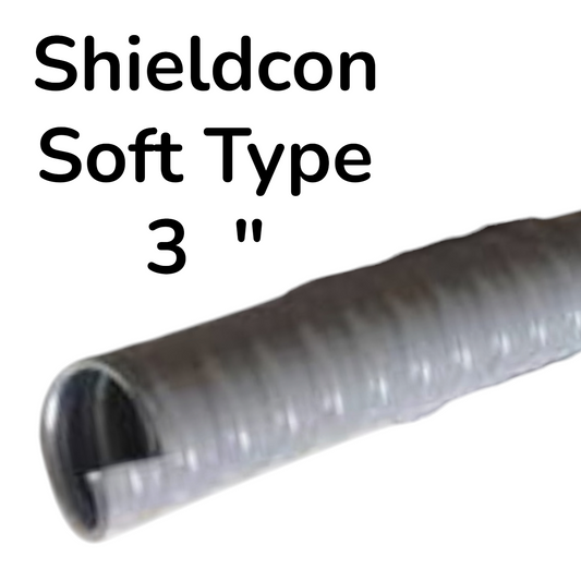 Shieldcon 3 Inches or 78mm Liquid Tight Metal Flexible Conduit Soft Type 25 Meters per Roll SMLTS3(25METERS) I Electx Electrical Supply