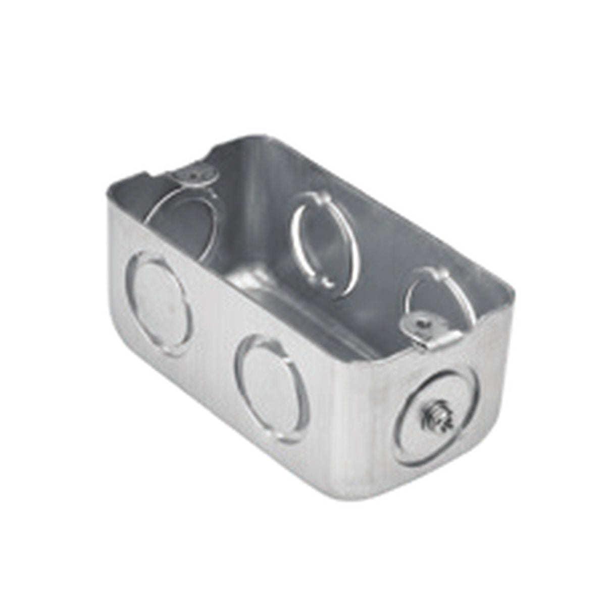 Shieldcon 4x2 Rectangular Conduit Box G16 with Cover Option Galvanized Steel SMRB42