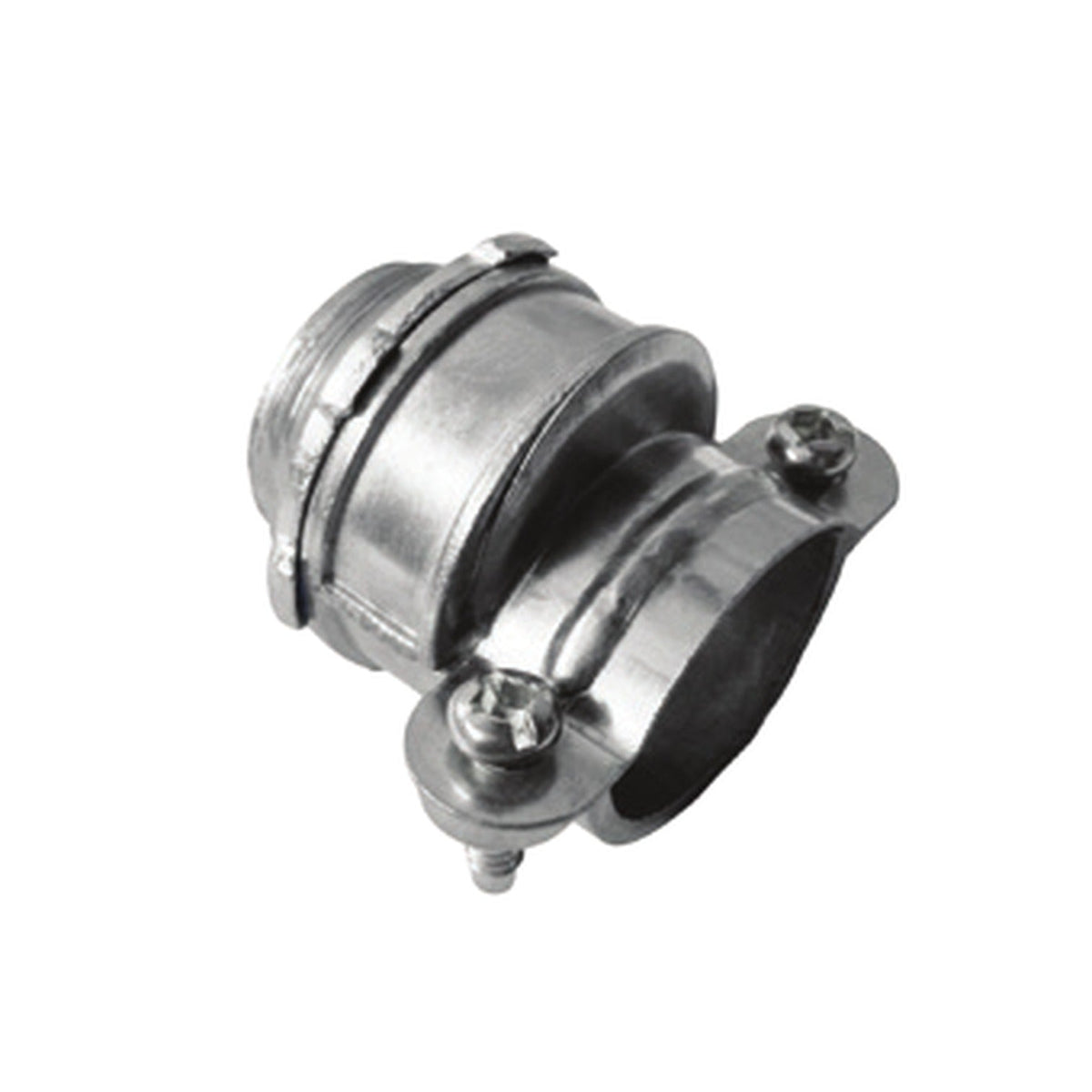 Shieldcon Flexible Straight Connector 1/2 to 2 1/2 Inches Aluminum SMFSC