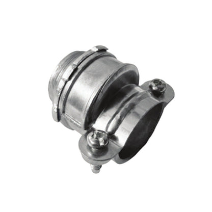 Shieldcon Flexible Straight Connector 1/2 to 2 1/2 Inches Aluminum SMFSC
