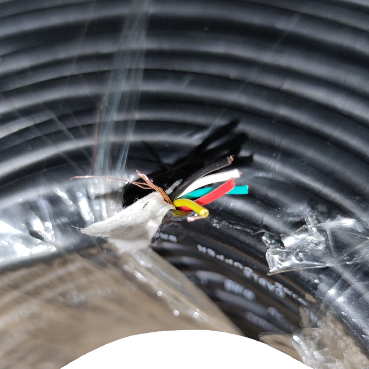 Shielded Copper Stranded Wire 5+1 AWG 26 1 Roll ( 100 Meters) Shielded Cable Shieled Wire Available in Taiwan or China