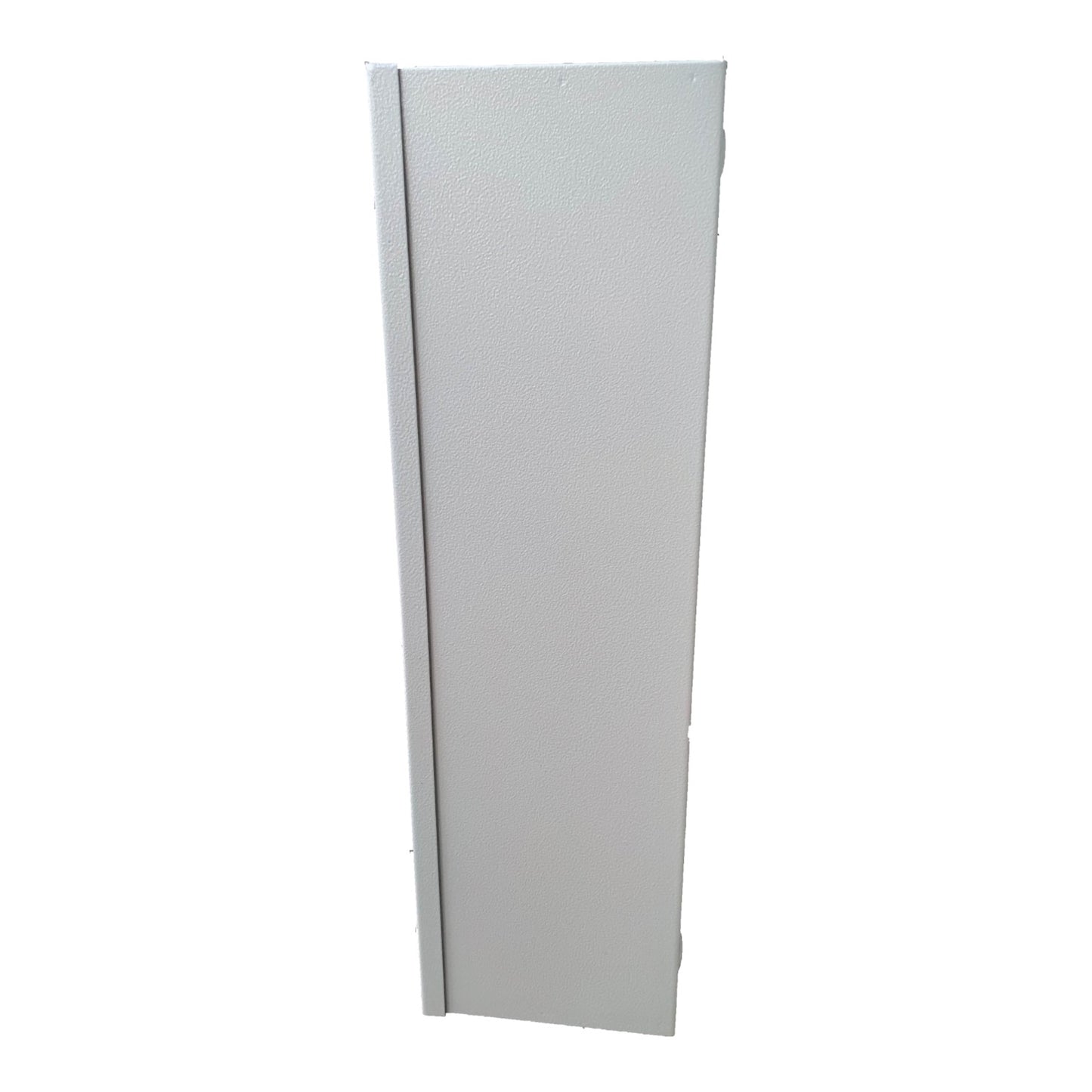 Rectangular gray panel with a white background