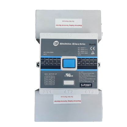 Shihlin Electric electrical control panel on a white background