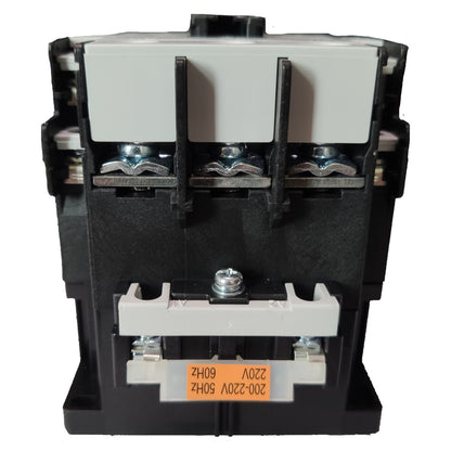 Electrical contactor with multiple terminals on a white background
