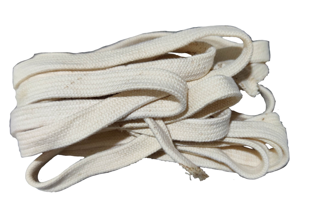 Electx Electrical Supply Shoe Thread 8mm x 3 Meters in white for shoes accessories and repairs