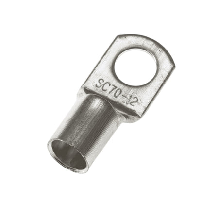 Metal terminal with 'SC70-12' marking on a white background